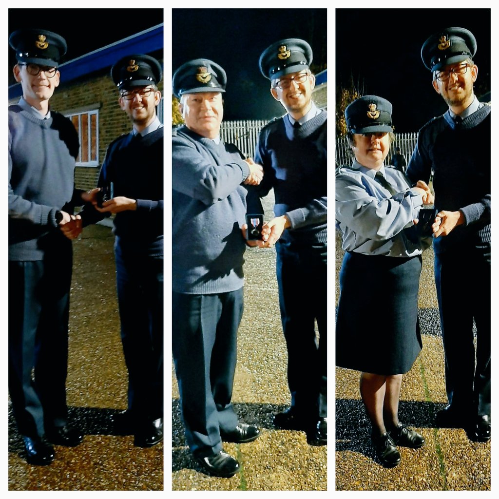 OCLondonWing's tweet photo. Another fantastic squadron visited tonight... @6FSQN!

✅️ hard working CFAVs
✅️ cadet attendance 
✅️ opportunities
✅️ facilities

Also able to present Flt Lt Harris, OC 6F, with his #QPJM, as well as Flt Lt Emmins, WATTO, and Flt Lt Exton, WDofEO, who joined my visit. https://t.co/7DlyWSpFYR