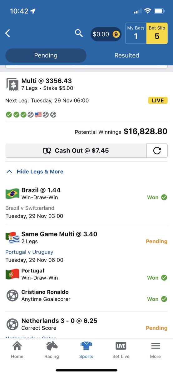 JackRunc's tweet photo. @sportsbetcomau Mine has been given. Should I stick fat or cash out before they rip me? https://t.co/Ci9whEfsel