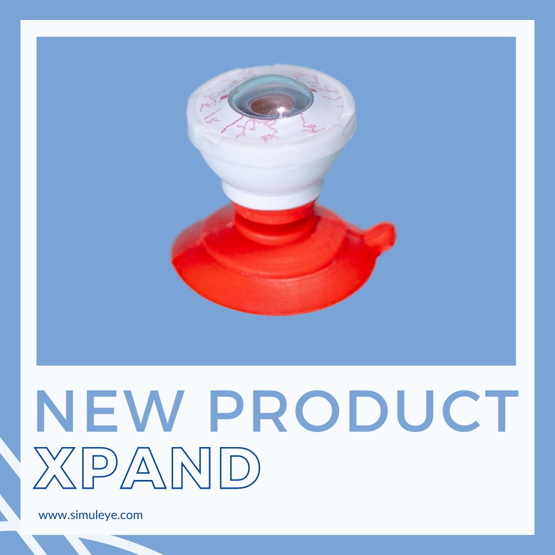 simuleye's tweet image. The SimulEYE team is proud to announce the SimulEYE Xpand. 

This model is based on the SimulEYE® Aphakia model, but it has been customized for Diamatrix to work with the Xpand Iris Speculum devices. 

Visit simuleye.com/products/simul… 

#SimulEYE #Xpand #NewProduct #Ophthalmology