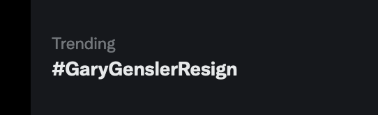 #GaryGenslerResign