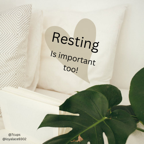 LilyKindhearted's tweet photo. @7cups #Mentalhealth #MentalHealthMatters #selfcare #rest #thoughts https://t.co/PKEjnbvXQ5