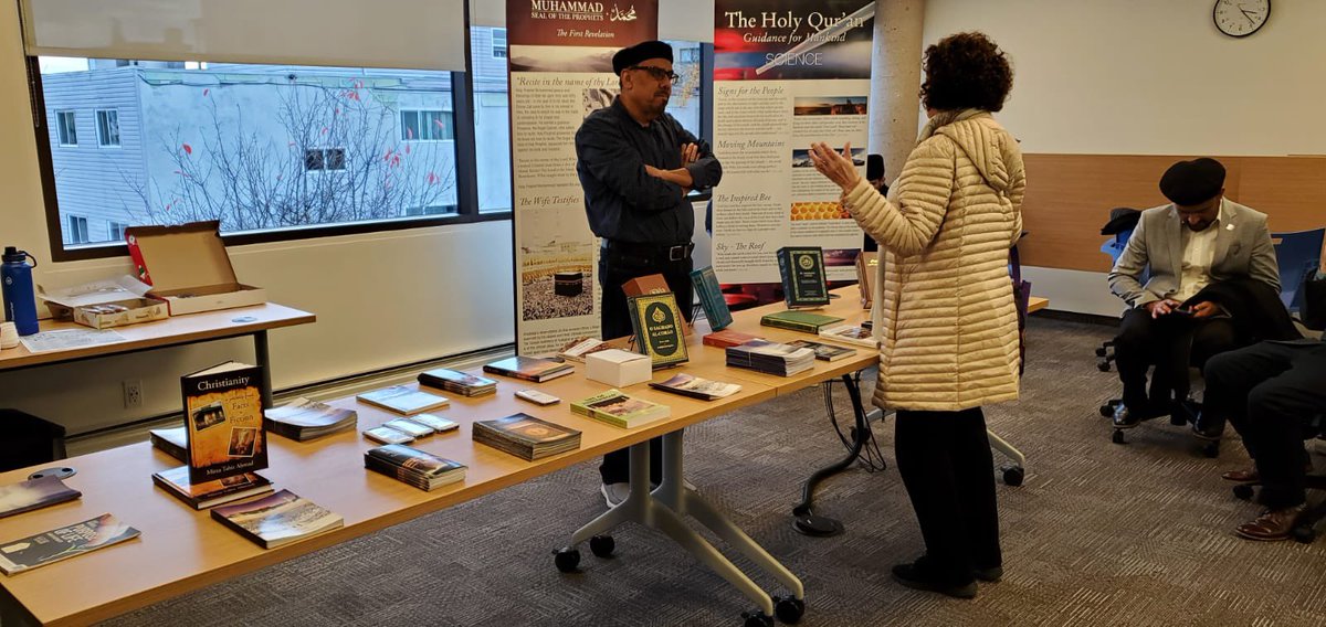 ubhatti23's tweet photo. Our Muslim Youth from Surrey, @AMYA_BC chapter of @AMYACanada organized EXPLORE ISLAM Exhibition in New Westminister, BC.

Purpose of the event was to convey peaceful teachings of Islam &amp; remove misconceptions.

#NewWest #BritishColumbia https://t.co/mKYWbyWSlx