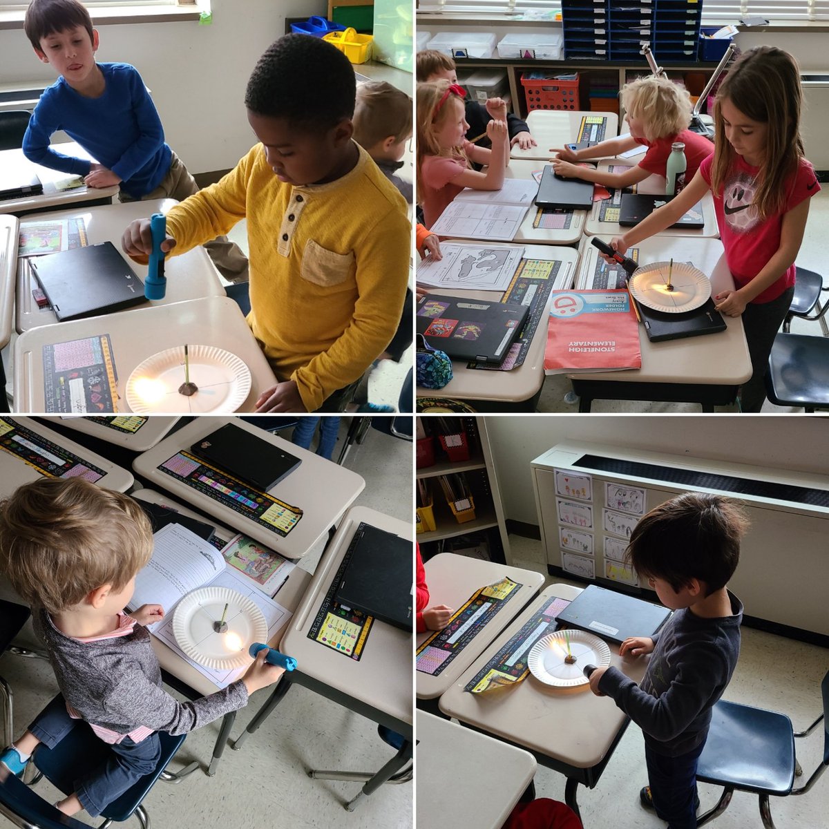 MrsBruneSES's tweet photo. Today in science, we used models to study how shadows change size and direction throughout the day. One step closer to finding Captain Kidd's treasure! 🏴‍☠️ https://t.co/LJkJCap86O