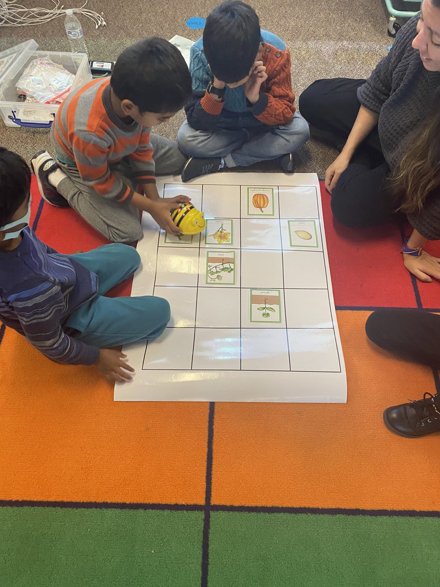 WeinkeLara's tweet image. Learning to code with @TechieCoach303 today!! We love beebots!! @HospElementary #kindervibes