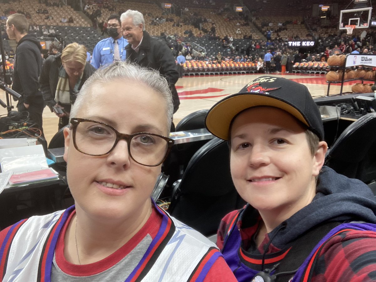 msjohnsj's tweet photo. We made it! Go Raps @Raptors @Matt__Devlin https://t.co/AvGx9pmkgb