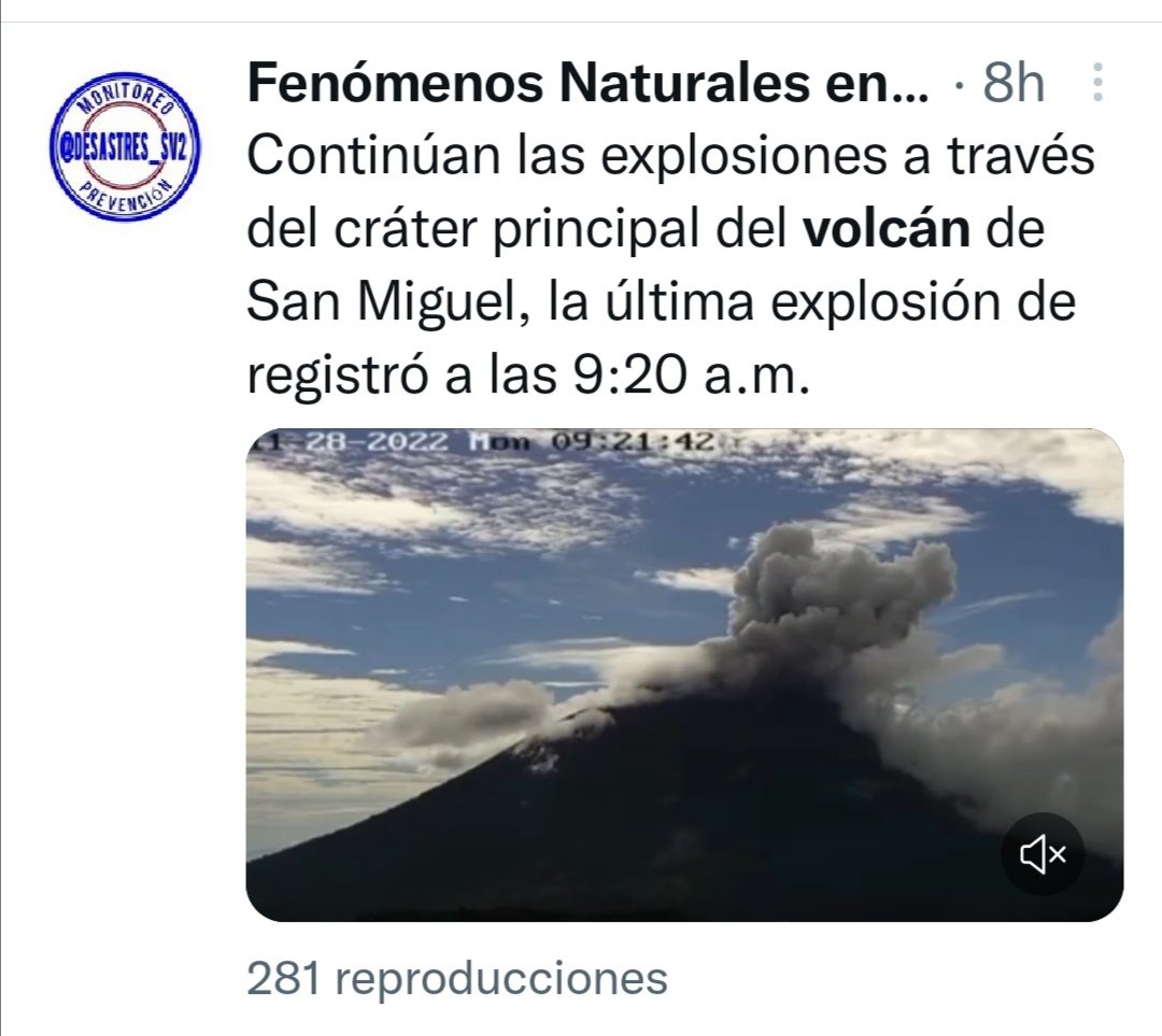 #ATENCION : #volcanes en diversas partes del #mundo en actividad:  #hawaii #mexico #chile #ecuador #guatemala #sanmiguel en #ElSalvador... 🌋