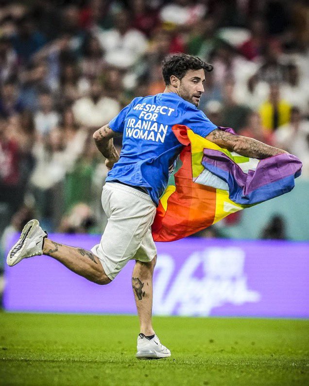 PersianImmorta4's tweet photo. Absolute Legend! EAT THIS @FIFAcom #WomenLifeFreedom #IranRevolution #JimmyJump #QatarWorldCup2022 #EndIranRegime https://t.co/24ZemZgGqW