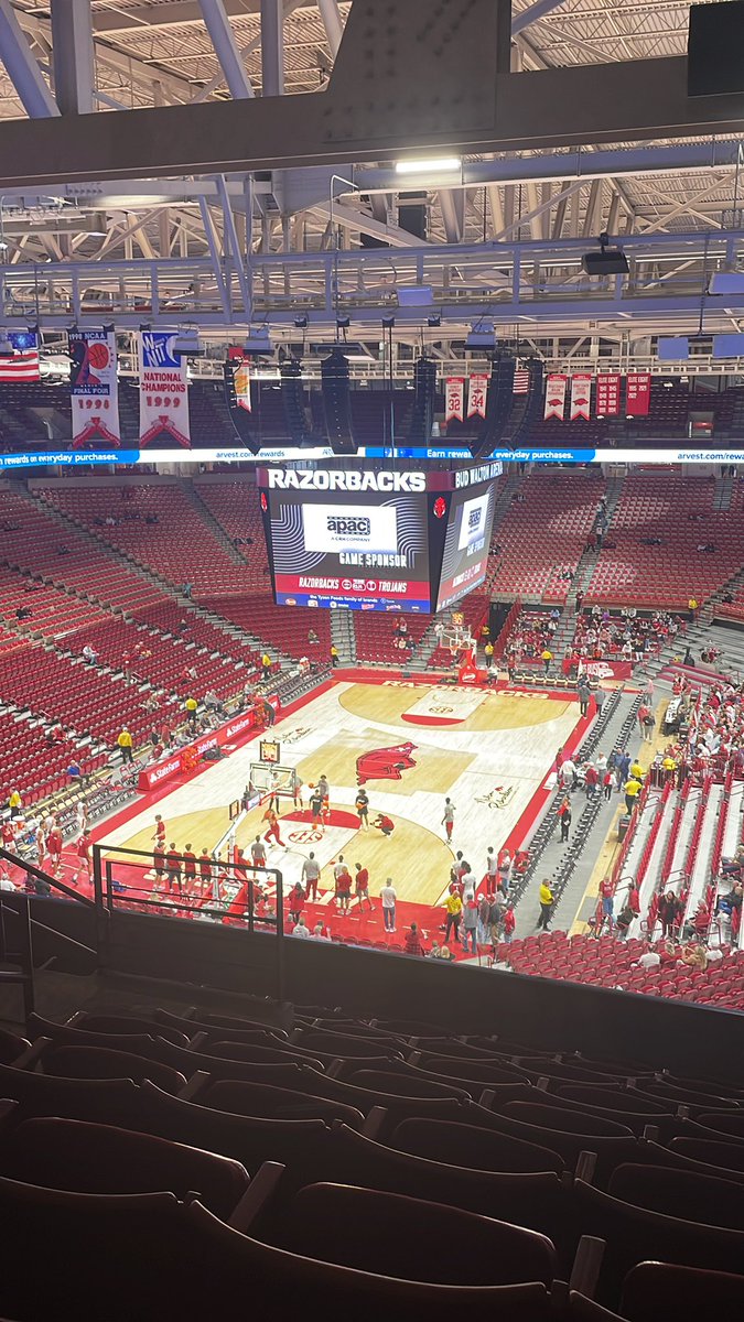 RazorbackRecap's tweet image. Always good to be in the Bud again!!! #WPS