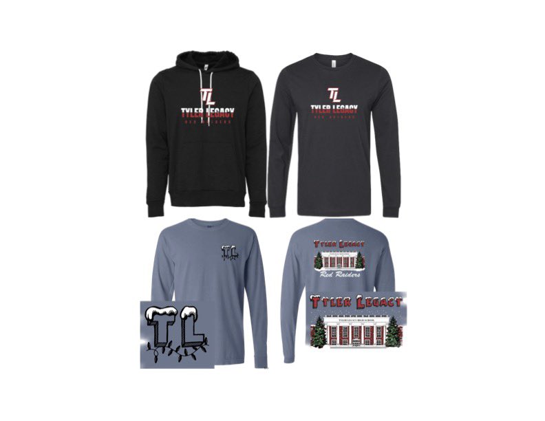 Tyler Legacy PTA (@tylerlegacypta) on Twitter photo If you preordered winter gear, it will be available for pick up TOMORROW, Tuesday November 29th, at all three lunches. Remind your students 🎄😊 <a href="/TLRedRaiders/">Tyler Legacy High School</a> If you preordered winter gear, it will be available for pick up TOMORROW, Tuesday November 29th, at all three lunches. Remind your students 🎄😊 <a href="/TLRedRaiders/">Tyler Legacy High School</a>