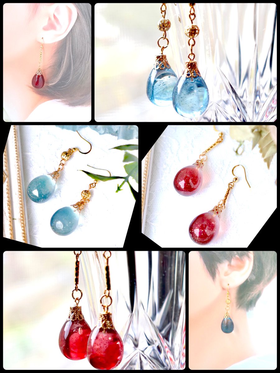 ハンドメイドピアス