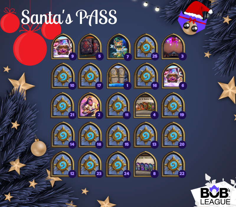 Bobs_League's tweet photo. Christmas season also means Christmas movie 
For us nothing better than the Grinch, and you?  

Here's how to enter 👇
- RT + Like 
- Follow @PlayHearthstone and @Bobs_League 

T+Cs https://t.co/yH5nKmuTJu

#SantasPass https://t.co/fKYChLSzhV