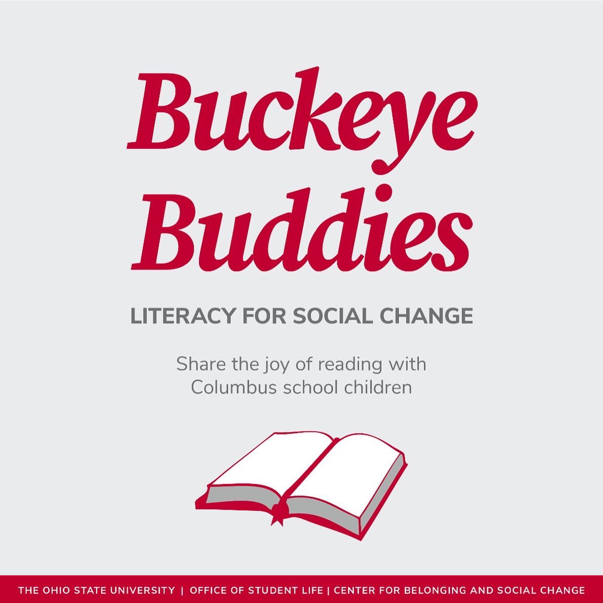SocialChangeOSU's tweet photo. Volunteer to be a Buckeye Buddy for a day! On December 6 and 7 we will read to children at Eastgate Elementary School and Champion Middle School. Each child will be able to choose a book at the book fair. Sign up to read or help a student shop. https://t.co/TNgxUfEBKp https://t.co/wYRjCm0eSX