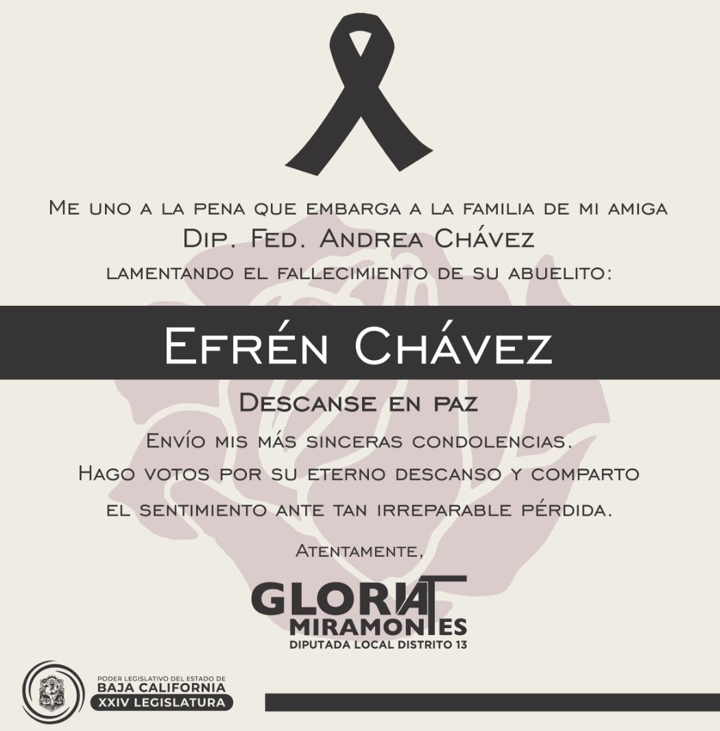 gloria_miramon's tweet photo. Mis más sinceras condolencias @AndreaChavezTre, envío un fuerte abrazo, deseo pronta resignación para ti y tu familia.
#QEPD 🕊 https://t.co/IXWYio9pRV