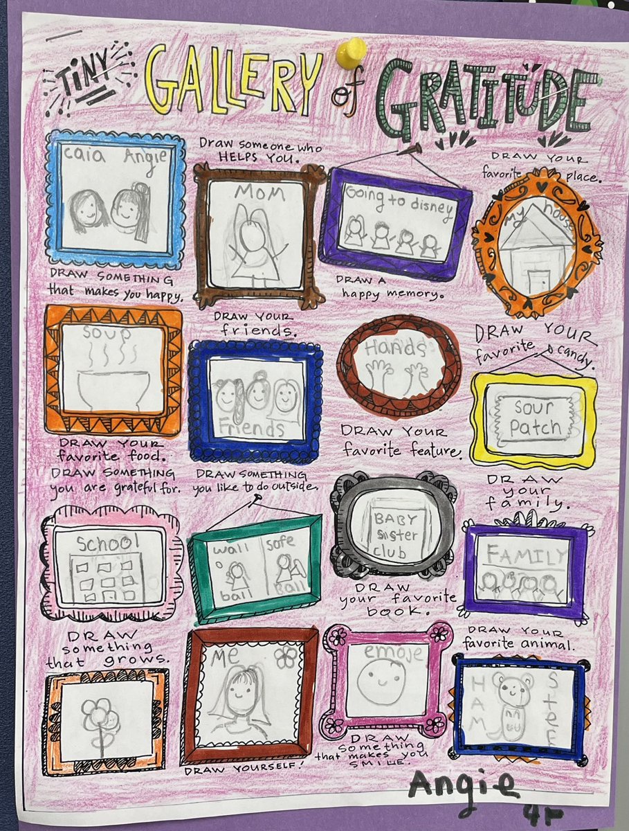 Mrs_Pansky's tweet photo. Gratitude month continues at RPC! Loving the gratitude gallery display in @MicheleFoleyG4 class! 🖼️❤️@ConnorCougars @SuffernCSD #onesuffern https://t.co/EWHVKSepa0