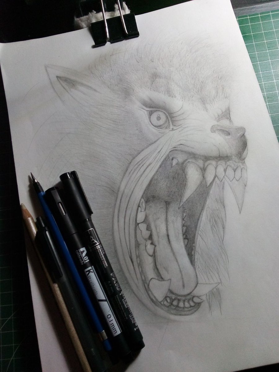 MarinkaVonVarg's tweet image. W.I.P... #AmericanWerewolfInLondon #HombreLoboAmericanoEnLondres #DavidKessler