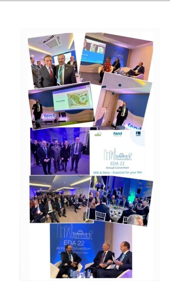 En la convención anual de <a href="/EDA_Dairy/">European Dairy Association</a> en Madrid con los líderes de empresas europeas de lácteos <a href="/Masleche/">Vicente Gómez Cobo</a> expuso la importancia del ordenamiento del mercado, la integración de la cadena la promoción del consumo y la importancia de la sustentabilidad en la producción <a href="/FIL_IDF/">International Dairy Federation</a>