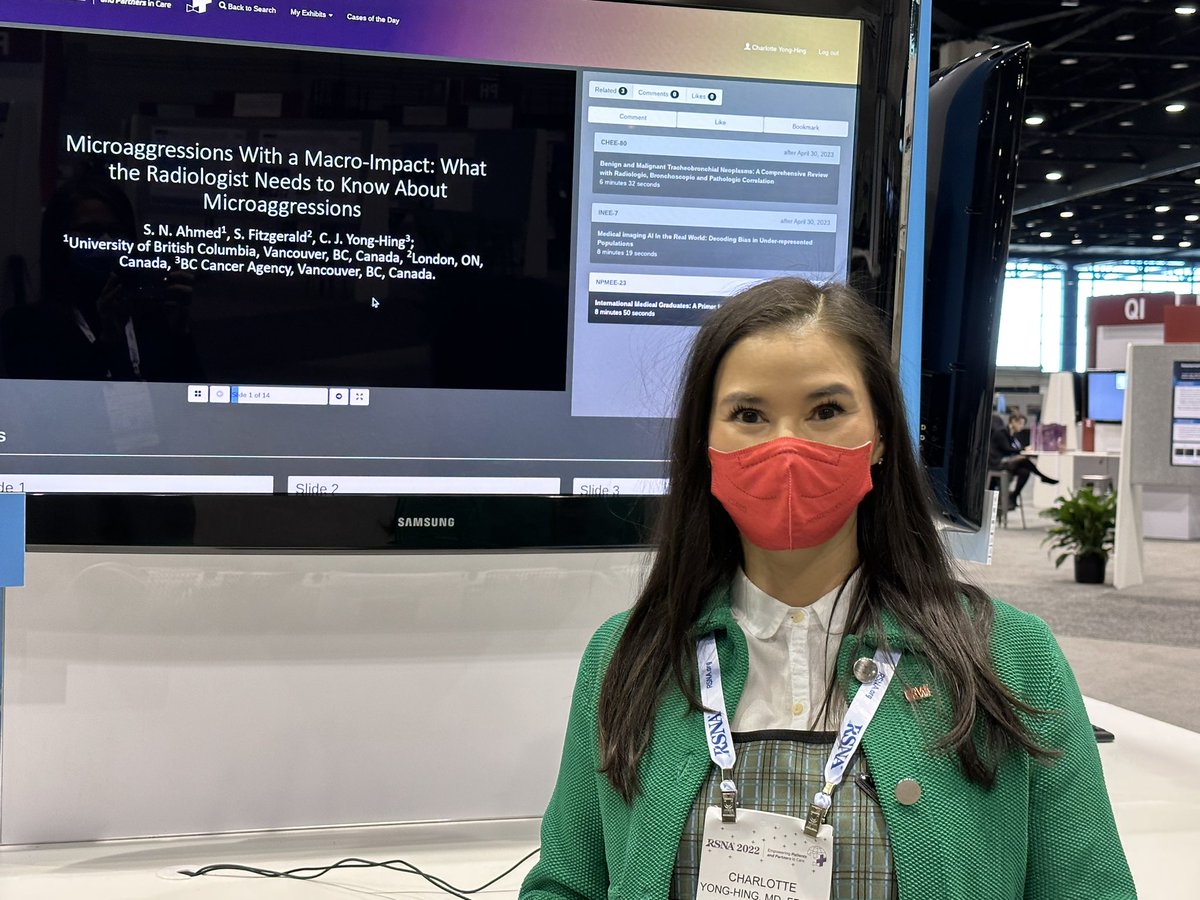 cyonghing's tweet photo. Checking out my teams’ outstanding #EDI work at #RSNA2022 #RSNA22 https://t.co/0wRjGjoNXX