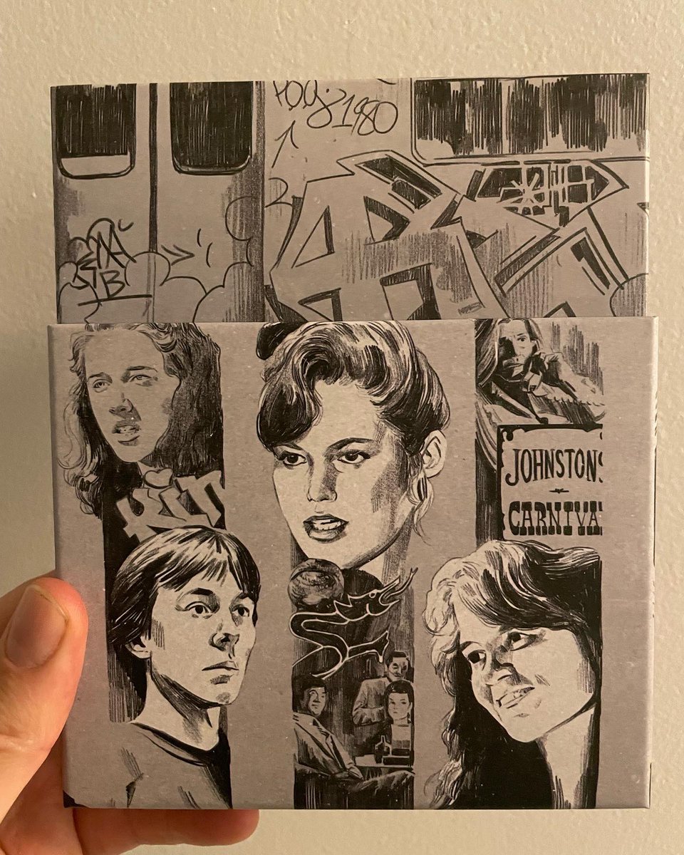 FunCityEdition's tweet photo. PRIMETIME PANIC and under the hood! Art by @jacobr_phillips. Limited box set is on sale at @vinegarsyndrome @ocndistro until 11:59 PM EST tonight. #FunCityEditions #PrimetimePanic https://t.co/mNamtc6my8
