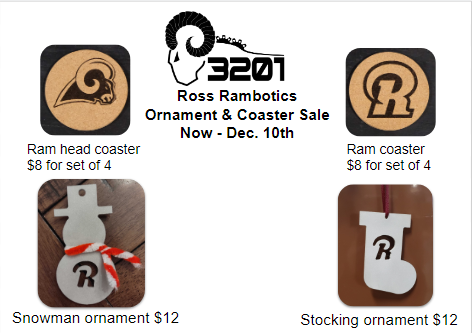 mrskidscount's tweet photo. The @Rambotics3201 Ornament &amp; Coaster sale is back...with new designs! Snag yours &amp; grab a few for the RAMS in your fam! 
https://t.co/1gOgOeEtIK
@RossRams1 https://t.co/U5HhqZDrjy