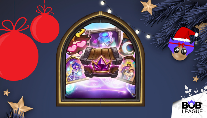 Bobs_League's tweet photo. Joyeux Noël les amis, si le Père Noël vous a oublié, nous ne l'avons pas fait.

Merci de nous avoir suivis tout le mois et bonne chance pour les tirages au sort.

Pour participer 👇
- RT + Like 
- Follow @hearthstone_fr et @Bobs_League 

T+Cs https://t.co/yH5nKmMv84

#SantasPass https://t.co/LOIVhlnQey