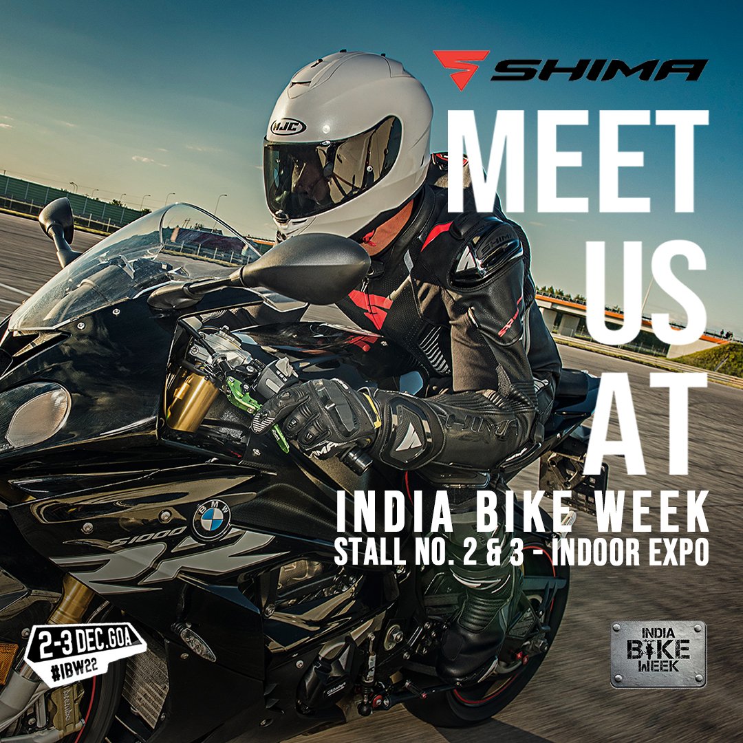 GThouse_'s tweet photo. Come and get the Shima experience at @indiabikeweek. We will be there in indoor expo at stall no 2 & 3.
.
#indiabikeweek #ibw2022 #ibw #motorcycle #goa #ridinggear #shima #shimapoland #ridingjackets #motorbike #gearandthrottlehouse #gthouse https://t.co/tAYLifCOTK