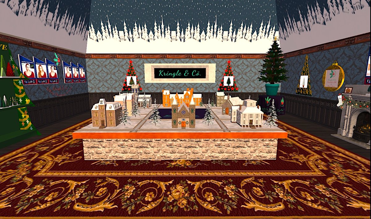 EthanWestland's tweet photo. Well the new #KringleCo store at the #SLChristmasExpo is done and ready for the event to begin this weekend. I had to redo the interior to make it a bit more festive and we got all our merchandise out and ready. Hopefully we will raise a lot of L$ for cancer research! #SecondLife https://t.co/fgC4mkRRLR