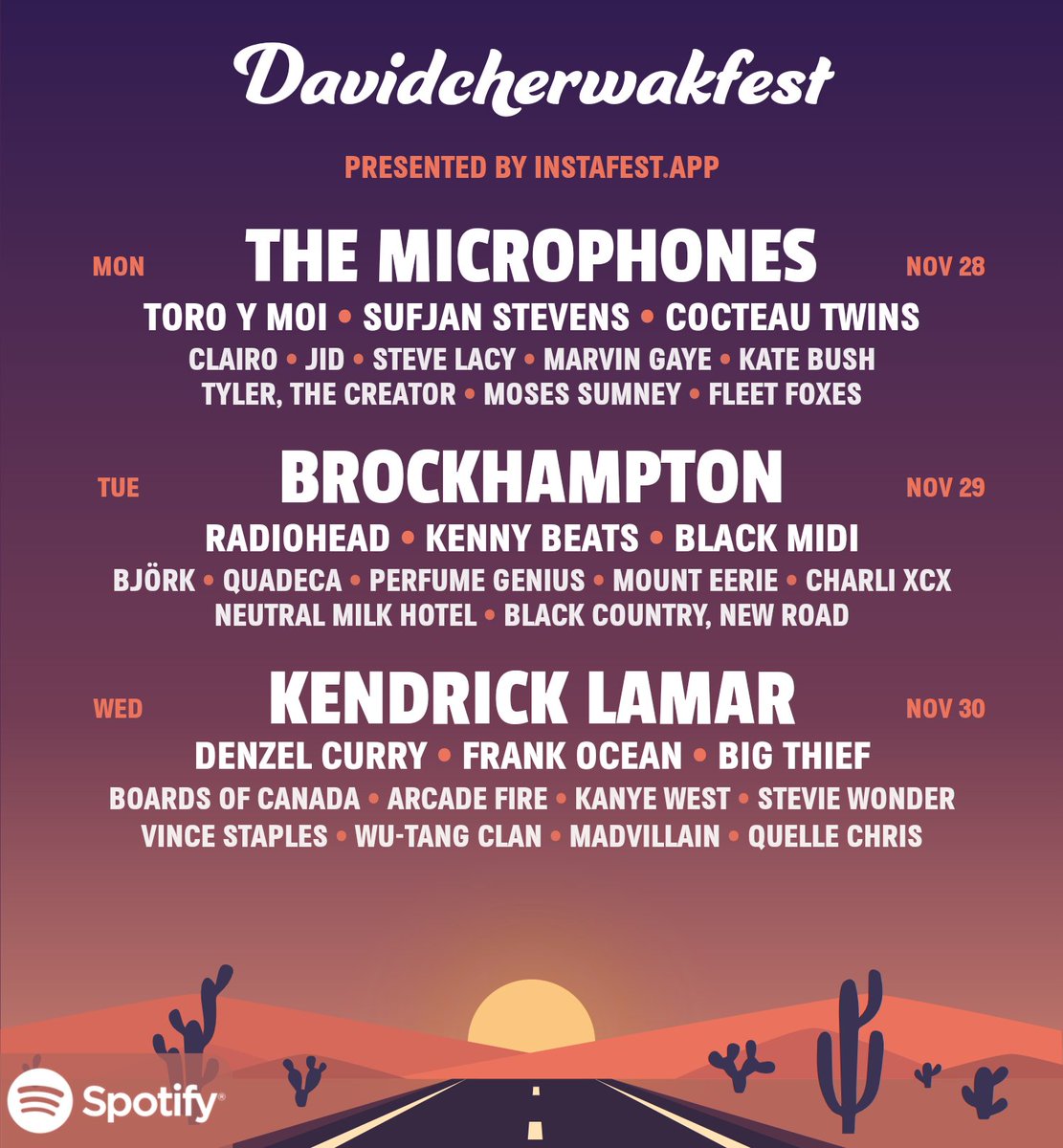 Wednesday is stacked