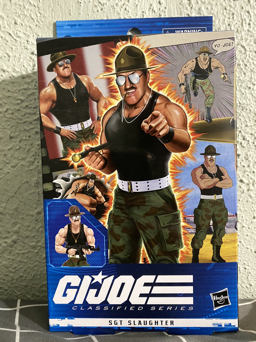 This is an event. Oh man. I’m so excited to dig in and play around with it. And even better, Serpentor arrives in a few days as well! Great to see you as a Joe again, @_SgtSlaughter . Serpentor doesn’t stand a chance!!!! Great artwork by @AdamRichesArt btw. Way to go, Adam!!!