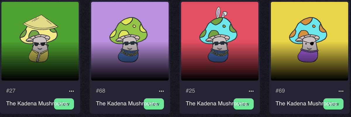 C4Cryptos's tweet photo. I had a blast with the discount that was on @MintItOnKadena i was able to pick up 47 nft's at some great prices but i'll drop a few of my favs from @KawaiiK9s @TiltaShift @KadenaFriends @KadenaMushrooms @NIGHTBREAKERZ_ @KDAbirds @KryptoDemons https://t.co/qtTRr9CQ9D
