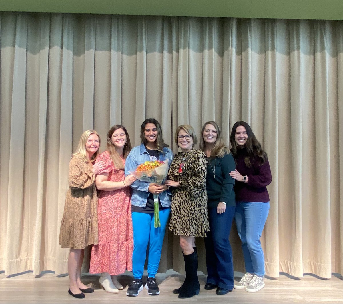 CRECoyotes's tweet photo. Congratulations to our CRE Teacher of the Year!  If you know, @CoachWallaceCRE, you’ve been touched by her!  We are incredibly lucky that every Coyote gets to learn from her!  She’s an example of thoughtfulness to us all!  #CRECoyotes https://t.co/1dkE9BJuAA
