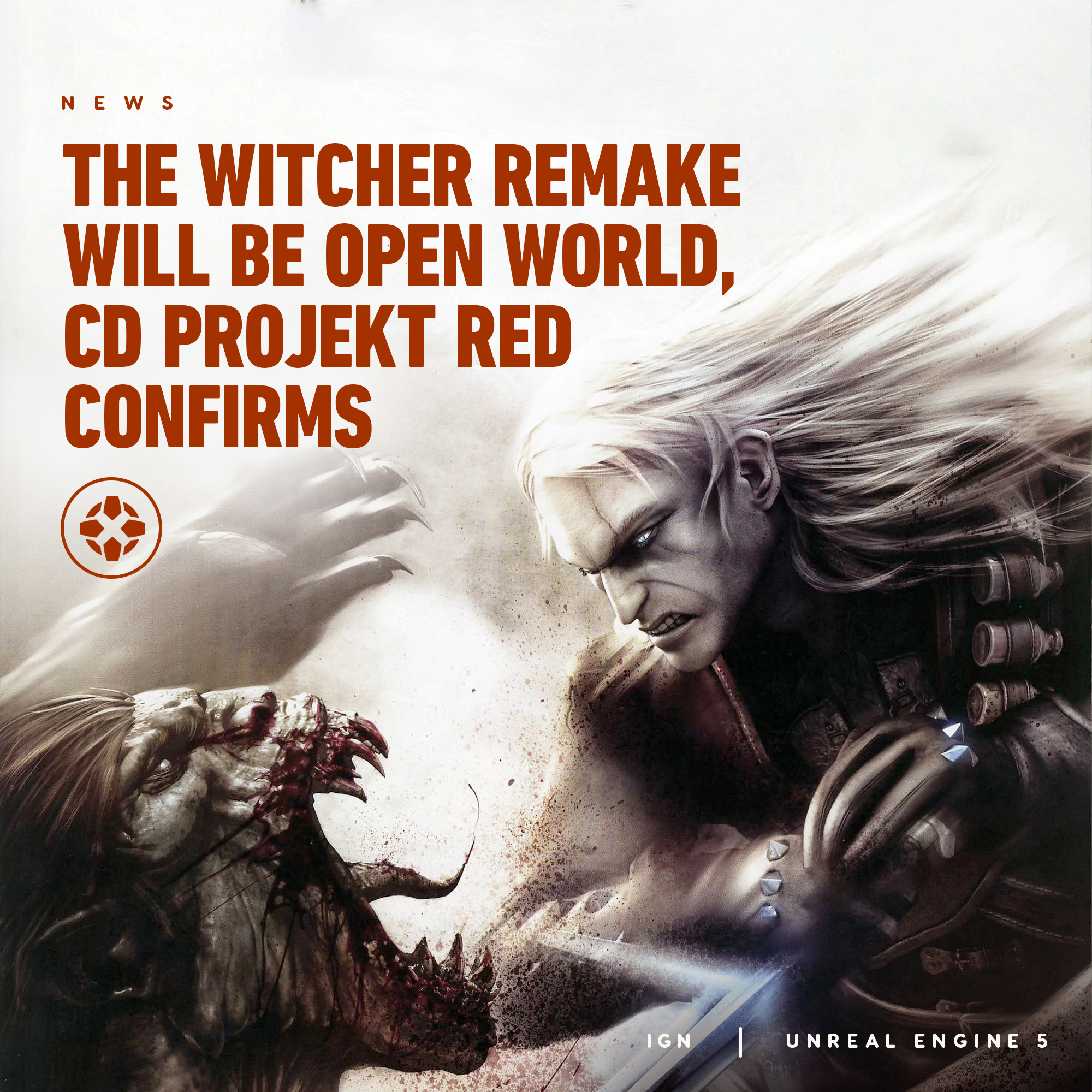 The Witcher remake will be open world, says CD Projekt Red