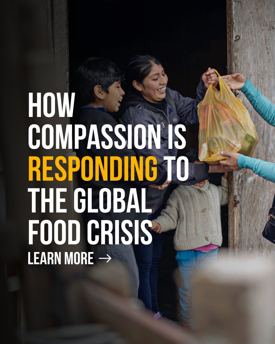 CompassionCA's tweet photo. "We are in the business of life transformation and ending the generational cycle of poverty to help kids grow up to be adults who change communities and nations in time."— Allison Alley, President and CEO at Compassion Canada
A Thread 👇 https://t.co/edylpcP1xS
