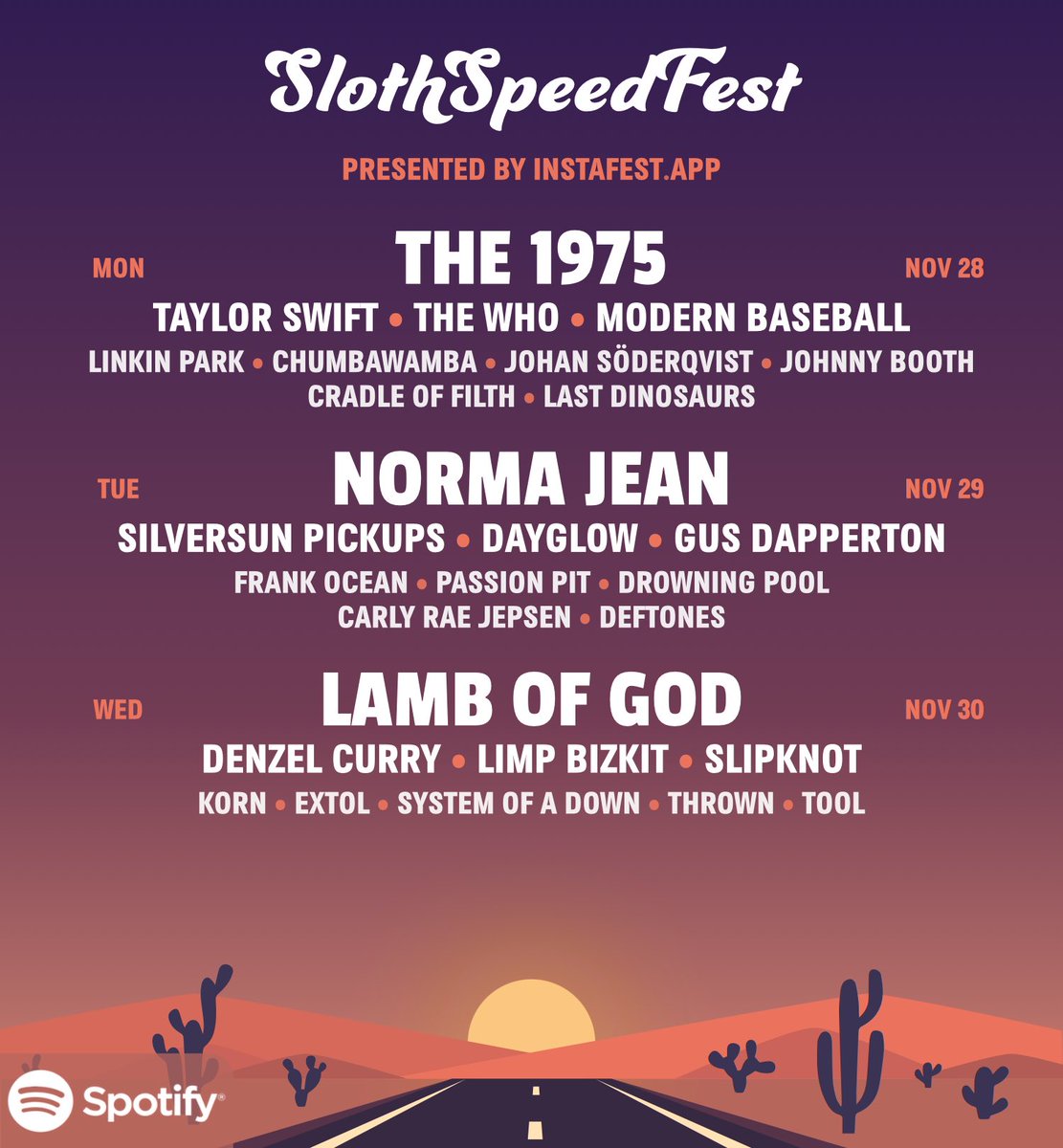 JoshSpeedSloth's tweet image. Be there or be square!  #instafest