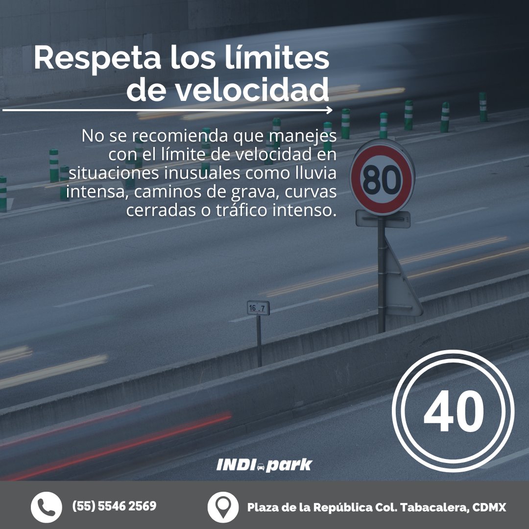 IndiParkMexico's tweet photo. ¿Qué tan bien conduces?
En este apartado te compartimos algunos consejos sobre cómo conducir mejor.
🅿️ En #IndiPark Te esperamos de lunes a domingo de 6 am a 12 h.
#parking #estacionamiento #CDMX #estacionamientosCDMX #autos #autoscdmx #seguridad #monumentoalarevolución https://t.co/KsNdbustZB