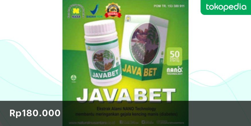 wudjuddi's tweet photo. Coba cek ini, deh: "Javabet Original NASA khusus Diabetes" Rp180.000 di toko bisana Tokopedia. Bisa bebas ongkir, lho.
https://t.co/XGbSiiqagH https://t.co/5aRPfVySfN