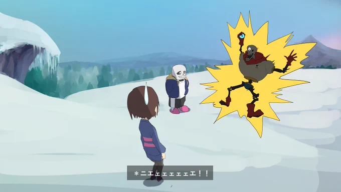 #undertale #undertale脳内アニメスクショ大会 【再掲】もしアンダーテールがアニメ化したら・・・因みに現在、複数人でアンテのアニメ制作を行っております。いつか実現するかもしれないです。 