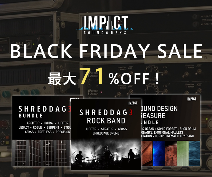 cfm_sonicwire's tweet photo. ／本日終了 → お得なバンドルが最大71％OFF！／

SHREDDAGE 3シリーズを全てバンドルした #ImpactSoundworks 『SHREDDAGE 3 BUNDLE』をはじめ、
同社の人気製品を集めたバンドルが大幅値下げ。要チェックです！

https://t.co/h5KaeF4tLP

#SWBF22 #SONICWIRE https://t.co/noiaSiVicn