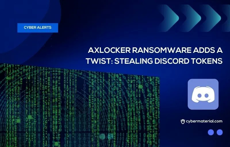 Cybermaterial_'s tweet photo. 🚨ALERT: AxLocker Ransomware Adds a Twist: Stealing @discord Tokens -

Discord users, beware your credentials getting stolen by ransomware...

Find more: https://t.co/dBKJcMUH7X 

#cybermaterial #cybersecurity #infosec #alert #discord #ransomware #tokens #datasteal #axlocker https://t.co/7nPxvnLOaQ