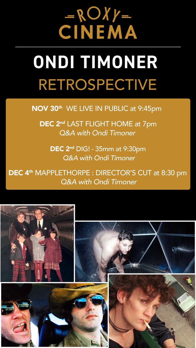 NYC Friends, I’ll be <a href="/RoxyCinemaNYC/">Roxy Cinema New York</a> next week! roxycinemanewyork.com