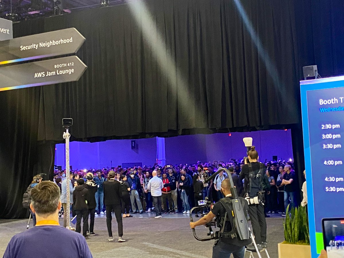 erinmj5's tweet photo. Welcome to #reInvent! So much happening this week with @TrendMicro. Come say hi if you’re around LV! https://t.co/1y0YNMqUGJ