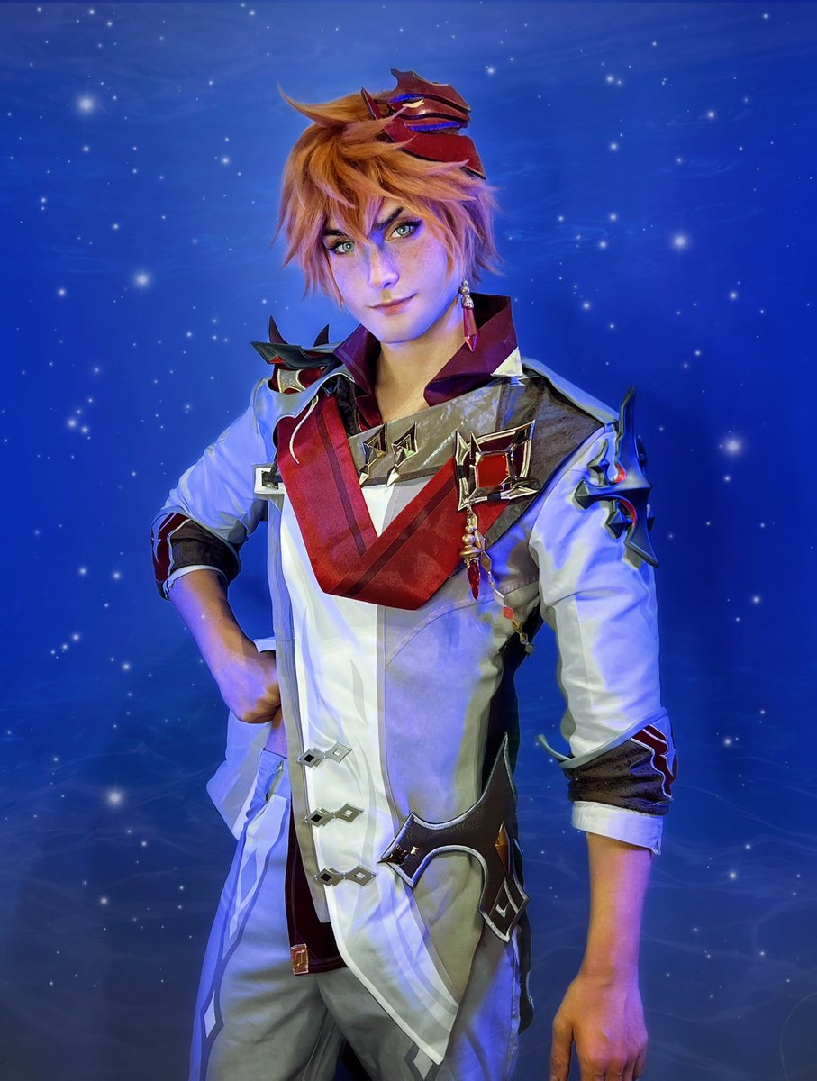 marklykos's tweet photo. Here is my Tartaglia just obtained in 3.2 🫧✨
What build do you recommend? 💙🤣 

#tartagliacosplay #childecosplay #tartaglia #tartagliagenshinimpact #tartagliaedit #genshinimpactcosplay #genshinimpactcosplayer #childegenshinimpact https://t.co/jrRMc3UmLU