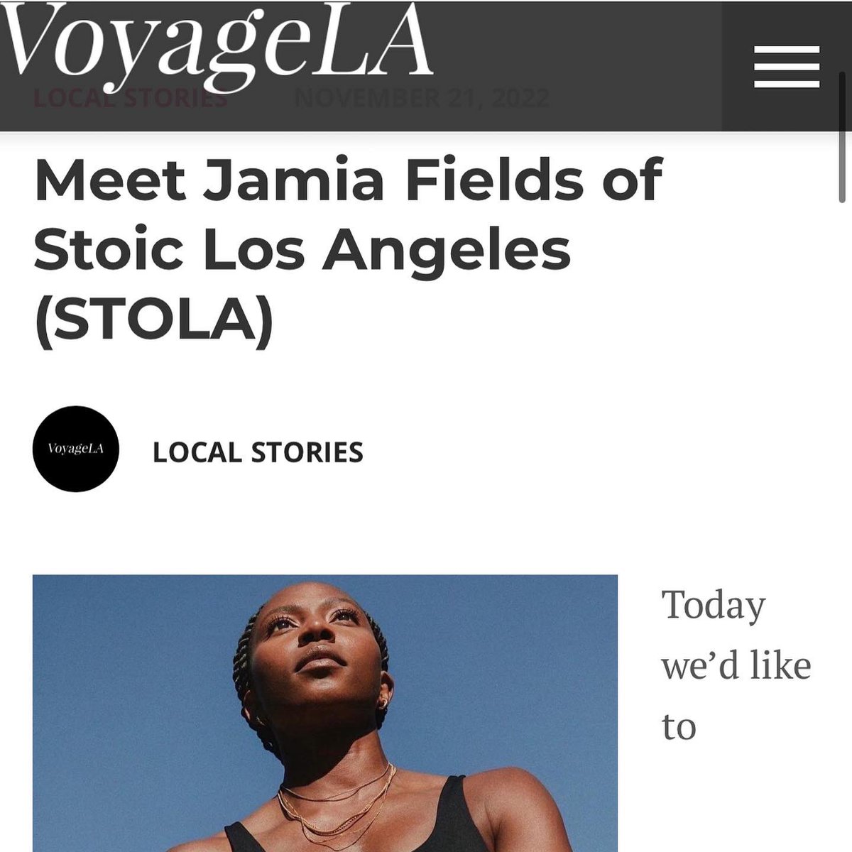 JamiaFields4's tweet photo. Thankful to be featured in @VoyageLAmag 🙏🏾
-
“I am excited to see where this journey with soccer, fashion, business and life continues to take me!”
-
https://t.co/qo2IFQzRXw https://t.co/ddLQm7SjkT