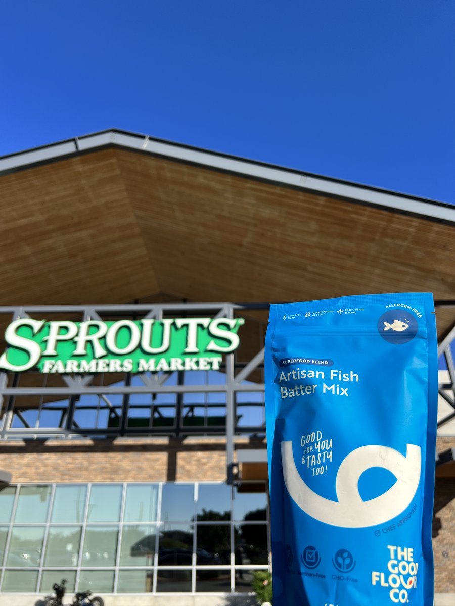 #ad Artisan Fish Batter Mix from <a href="/goodflourco/">Good Flour Co</a> will have you cooking crispy fish and chips with no guesswork!

This mix, as well as their Artisan Fried Chicken Mix, are on the shelves of <a href="/sproutsfm/">Sprouts</a> in the specialty meat &amp; fish section!

Learn More Here -->> goodflour.co