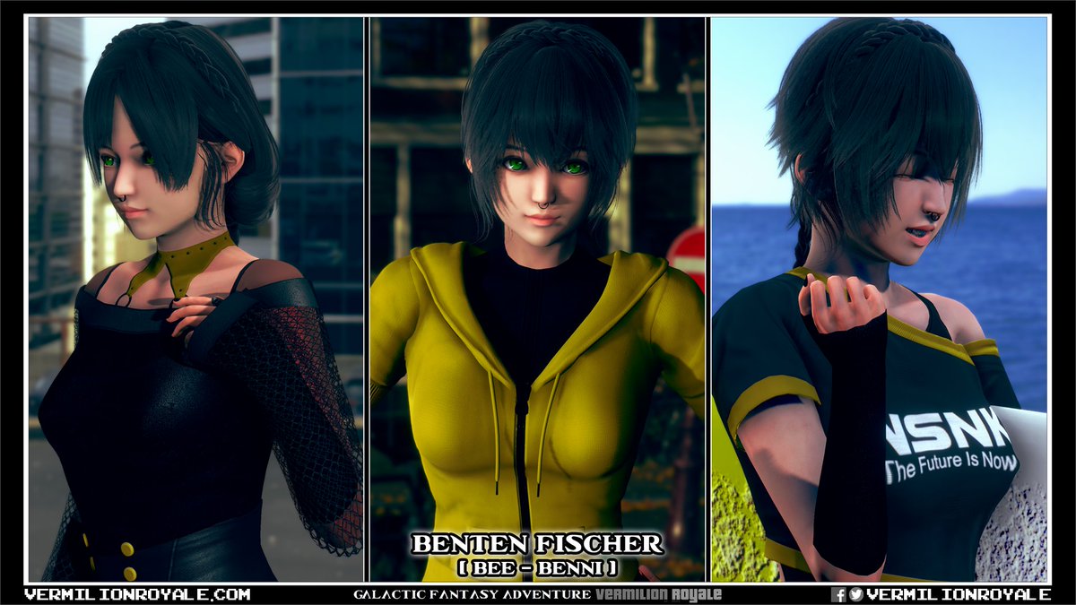 VermilionRoyale's tweet photo. New advanced renders of #BentenFischer #ClarissaFaireborne #WolfgangRyuzaki &amp; #XanaTresvant #VermilionRoyale #StudioNeo2 https://t.co/vI6OCuYcWd