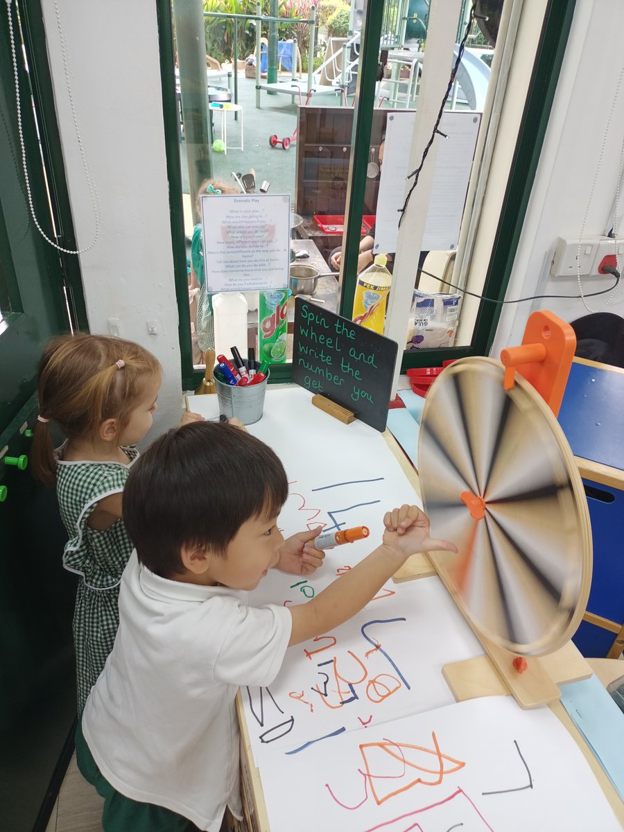 KLASS_Learning's tweet photo. Thank you to the children in PM who let me 'spin the wheel' with them. What a fun way to help us learn to recognise and write numbers. https://t.co/8GKex4LAfW