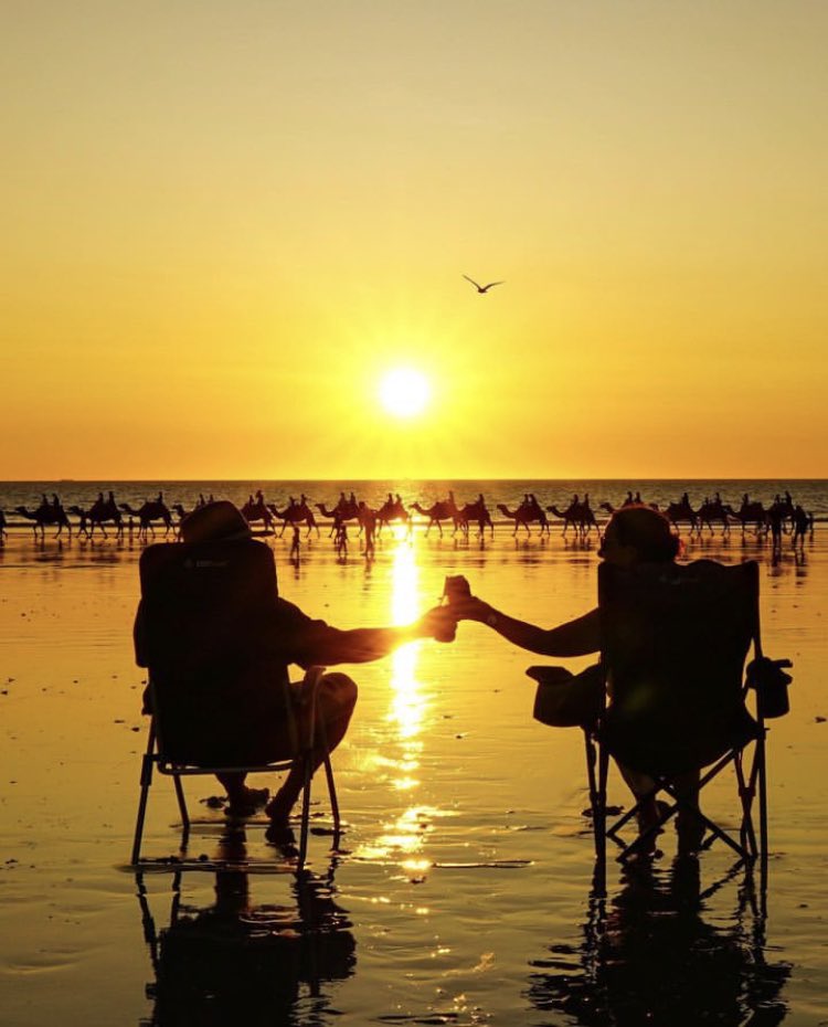 Cheers to another exciting week full of adventure and fun! Now it's time to bring on the weekend. 🎉

📍Cable Beach, Broome
📸: @rollingroundaus

#friendsofjayco #teamjayco #jaycoaustralia #letsgojayco #caravanningaustralia #australianroadtrip #aussietravel #familycaravanning