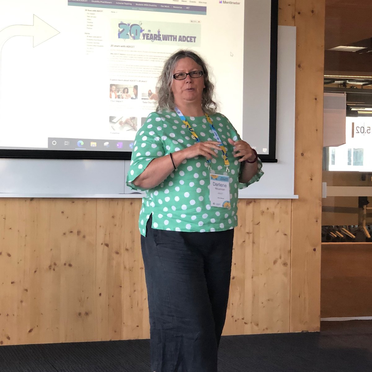 adcet_edu_au's tweet photo. Enjoying another outstanding #EPHEAConference, including our very own @DarleneMcLennan on Disability inclusion in a post-COVID world. https://t.co/AJfwls160P @TherealEPHEA https://t.co/fUxvmaKfqp