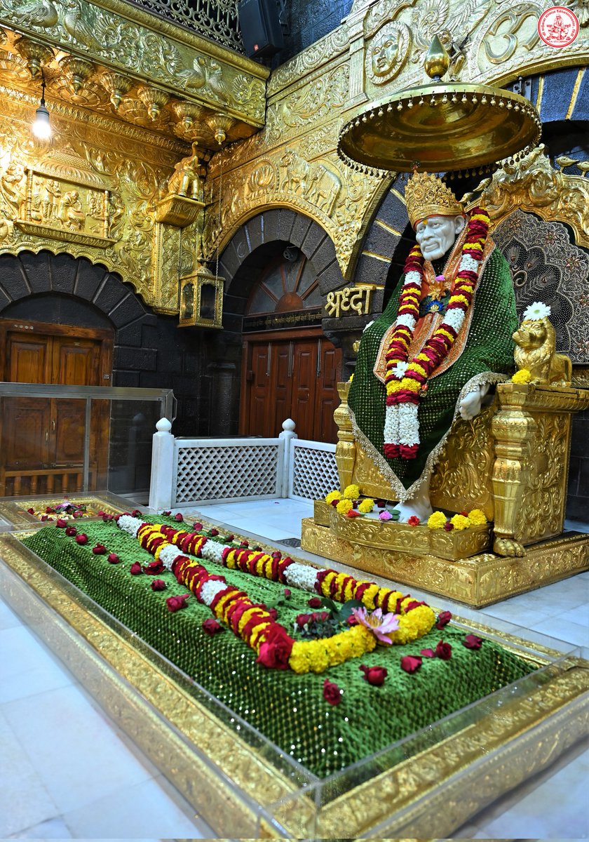 SSSTShirdi's tweet photo. *!! ॐ साई राम !!*
*श्री साईबाबा संस्थान विश्वस्त व्यवस्था,शिर्डी*
*!! ॐ Sai Ram !!*
*Shri Saibaba Sansthan Trust, Shirdi*
≈≈≈≈≈≈≈≈≈≈≈≈
*आरती :- शिर्डी माझे पंढरपूर*
*मंगळवार  दिनांक २९ नोव्हेंबर २०२२*     
*Aarti : -Shirdi majhe pandharpur*
*Tuesday 29 November  2022* https://t.co/tVAVvBT5kL