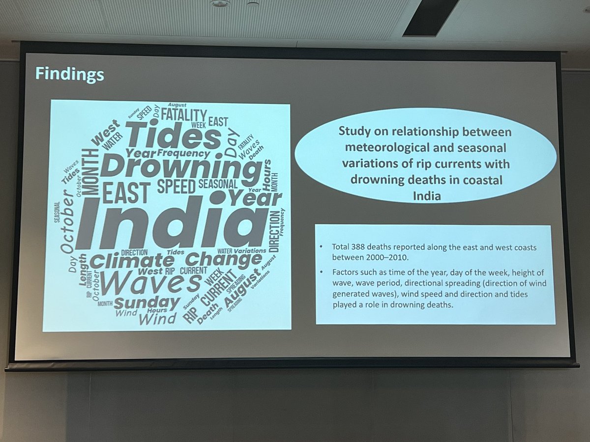 Another gr8 #drowningprevention and #climate paper @Conf_Safety. 
This scoping review presented by @DeeptiBeri04 with @JJagnoor @DrSoumyadeepB @GeorgeInstIN #Safety2022