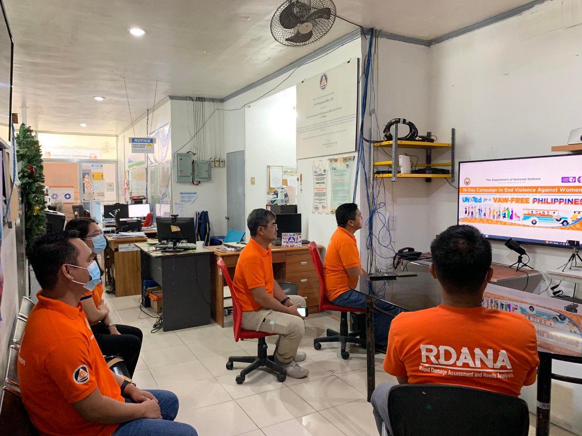 CivilDefenseR12's tweet photo. Look: The Office of Civil Defense Region XII has joined the DND in launching the 18th Day Campaign to End Violence Against Women on November 28, 2022.

#VAWCFreeCommunityStartsWithMe 
#OCD12 #CivilDefensePH https://t.co/kYoOHGOz6u